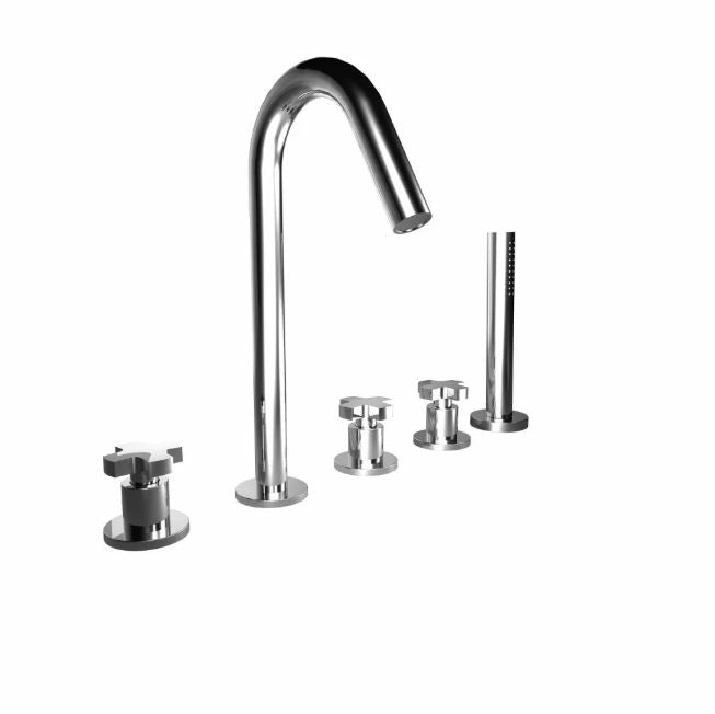 five hole bath mixer by Bongio Alcor