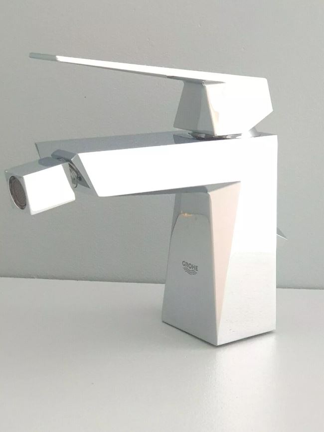 Grohe Allure Brilliant bidet basin mixer installed in bathroom