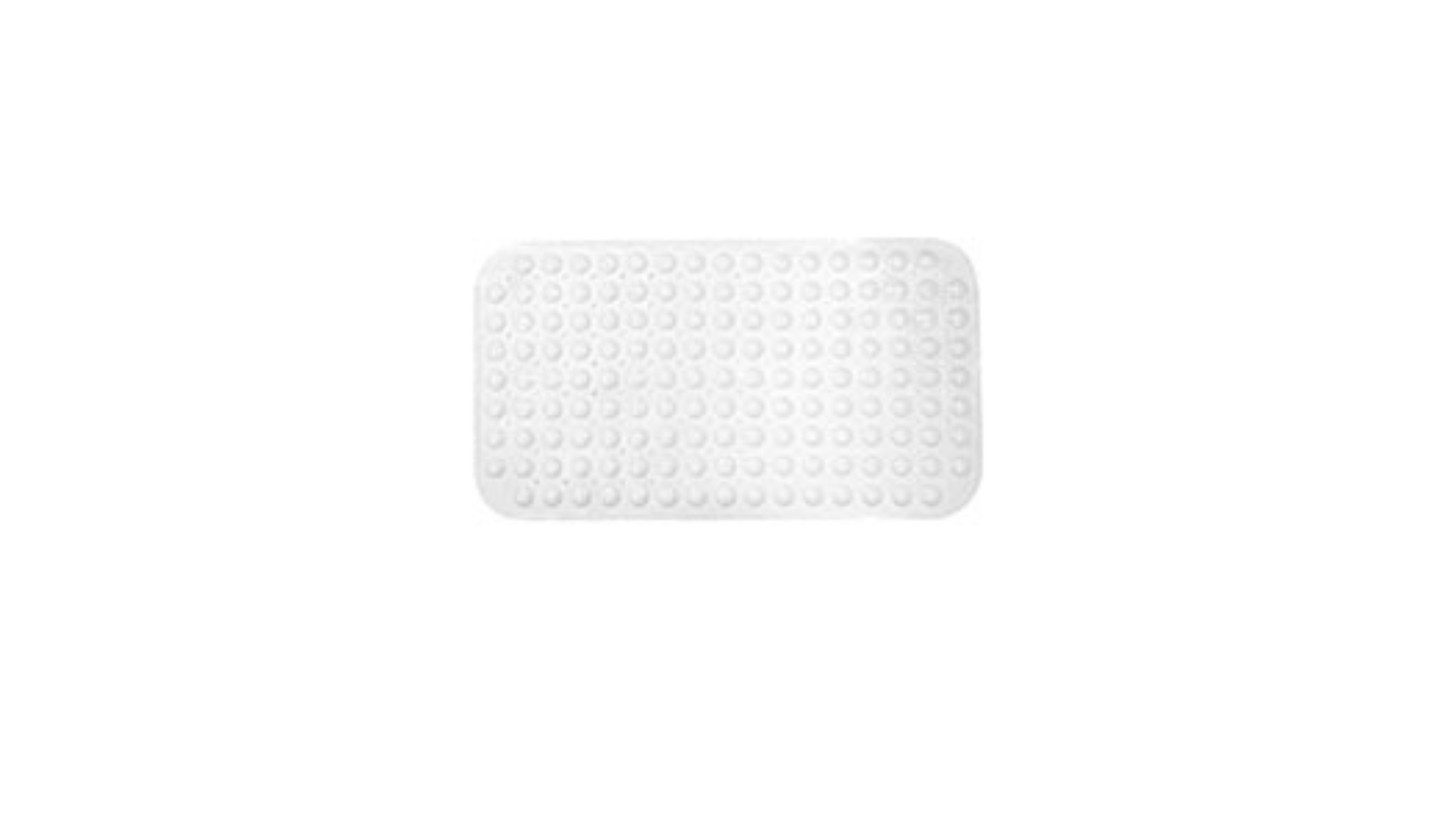 Buy antislip bath mat PVC 35x70 white online in Pakistan
