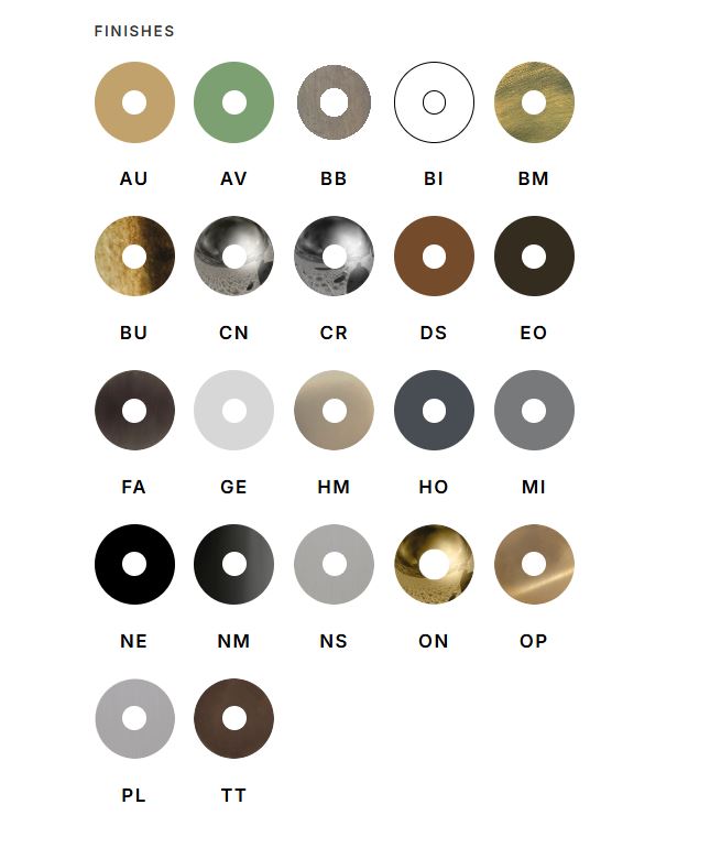 Bongio Aqua built-in spout faucet avaliable colors