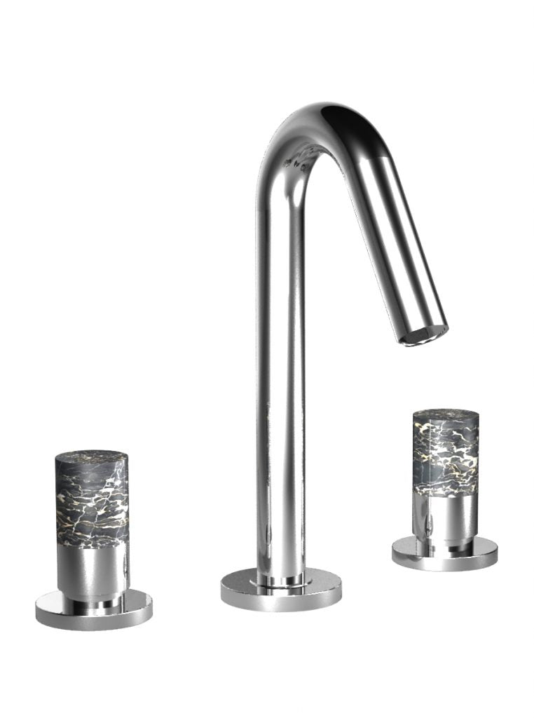 three hole basin mixer by Bongio Aqua