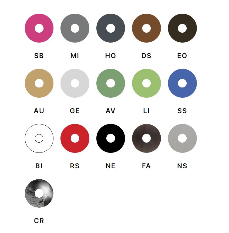 Aquacarica Three-Way Shower Mixer Product Colors and Finishes