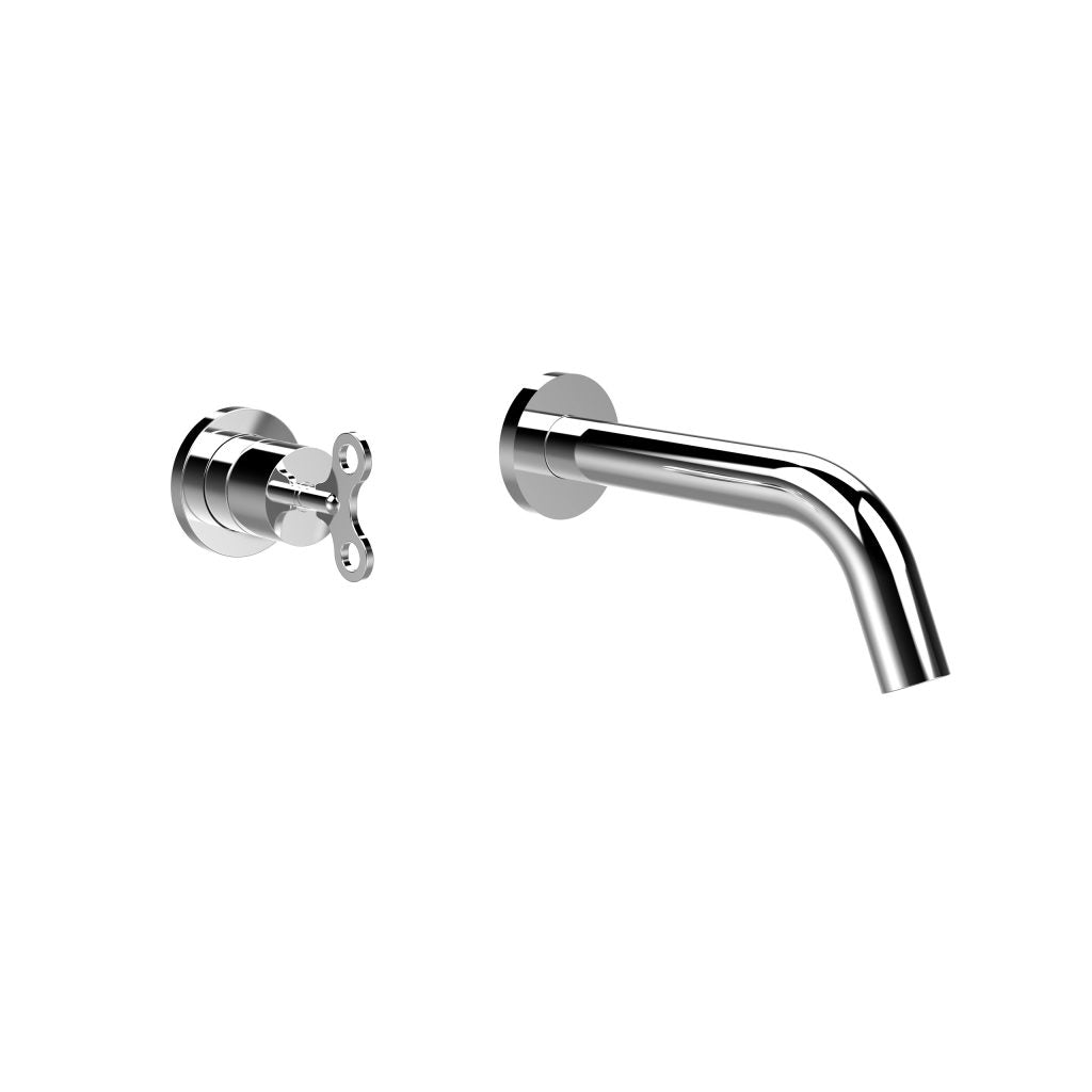 wall basin mixer with progressive cartridge by Bongio Aquacarica