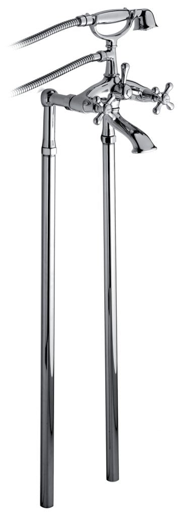 freestanding bath and shower mixer by Bongio Axel