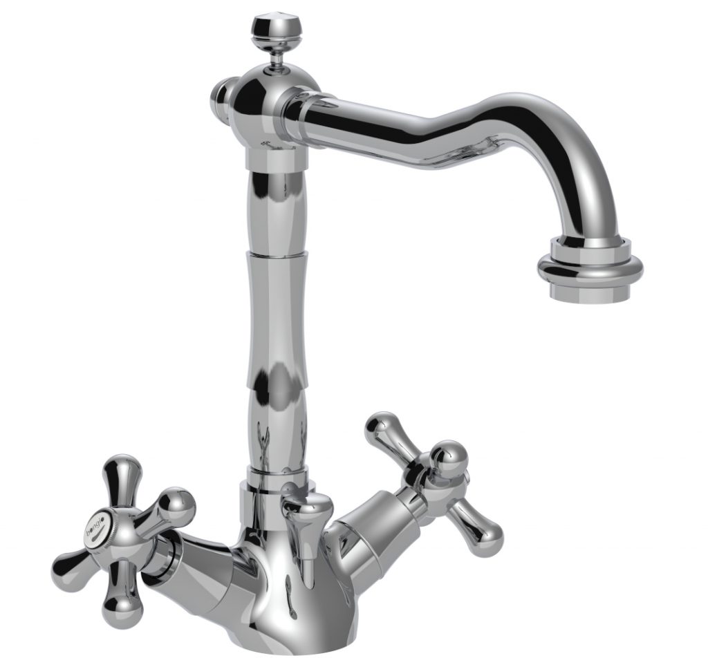 single hole basin mixer with swivel spout by Bongio Axel