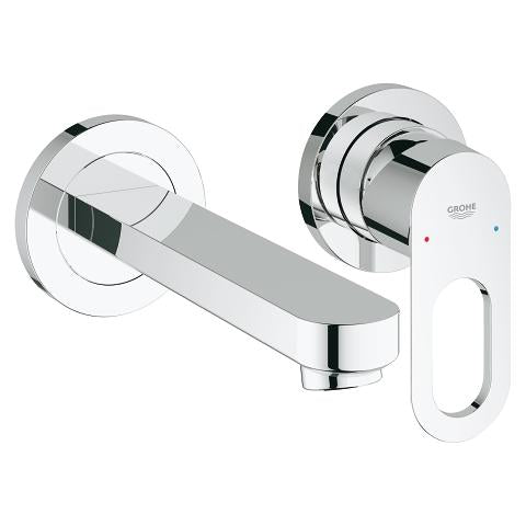 wall mount basin mixer by Grohe Bauloop