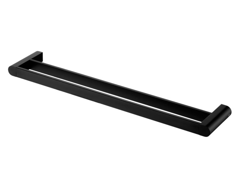 Durable Bisk Futura Black towel bar from bathroom set. Order online in Pakistan