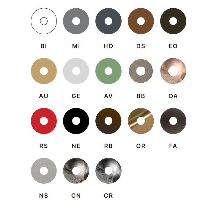 Bongio Bowling Bath and Shower Faucet color finishes