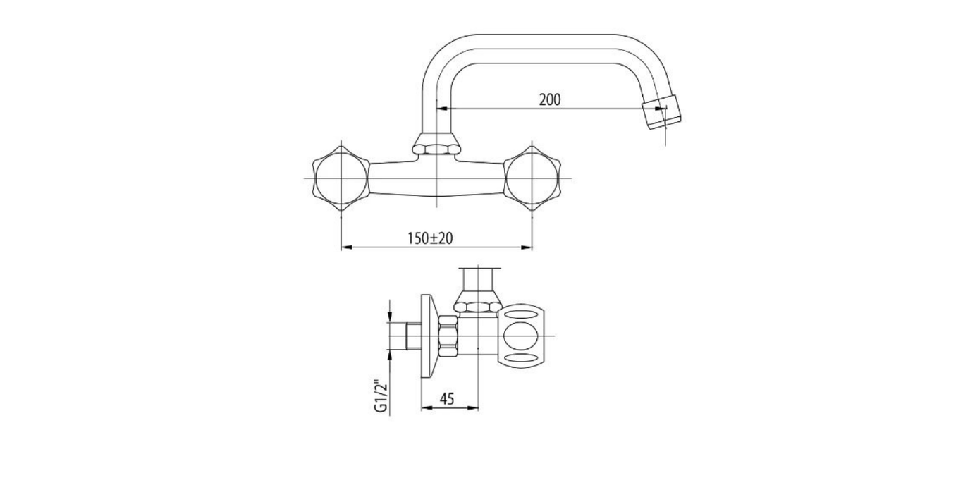 Class wall mounted washbasin mixer Pakistan, Elegant Class wall mounted washbasin tap, Modern Class washbasin mixer Pakistan, Durable Class wall mixer tap Pakistan, Premium Class washbasin wall mounted mixer,