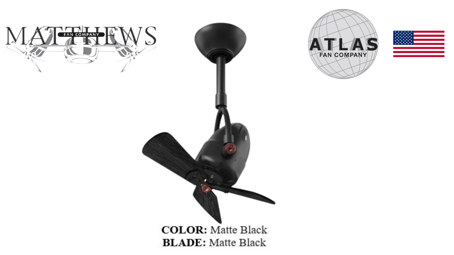 Black ceiling fan with retro design – space-saving and stylish solution for bedrooms and small rooms