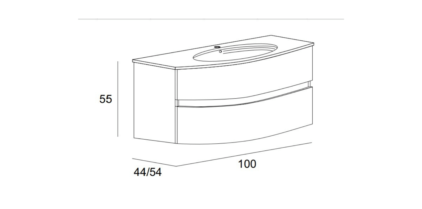 Elettra Italian Best Bathroom Cabinet Dimensions and Measurements to Understand Shape and Space