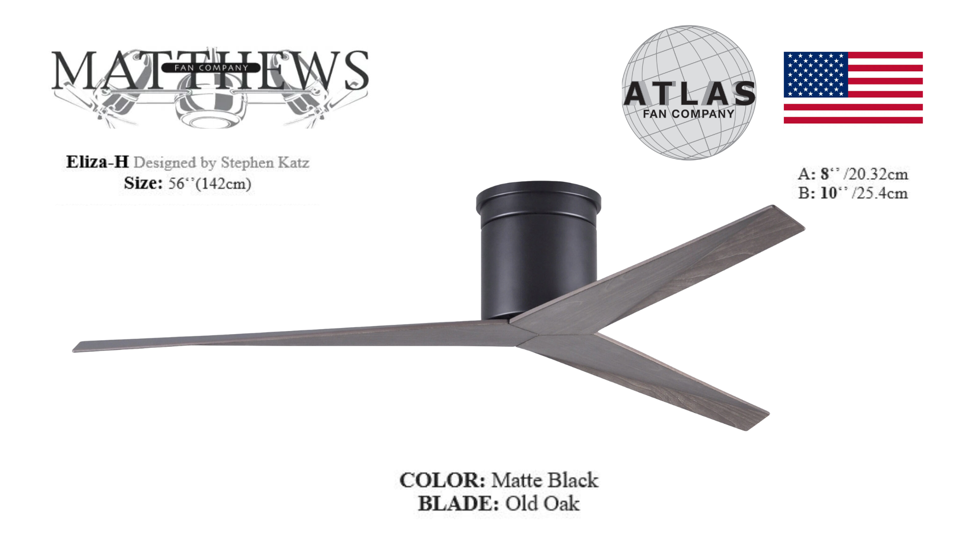 Sleek matte black ceiling fan with silent DC motor – perfect for contemporary homes and offices