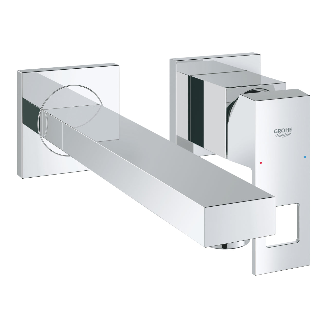 2 hole wall mounted basin mixer by Grohe Eurocube