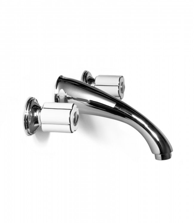 wall mounted basin faucets by Bongio Fleur