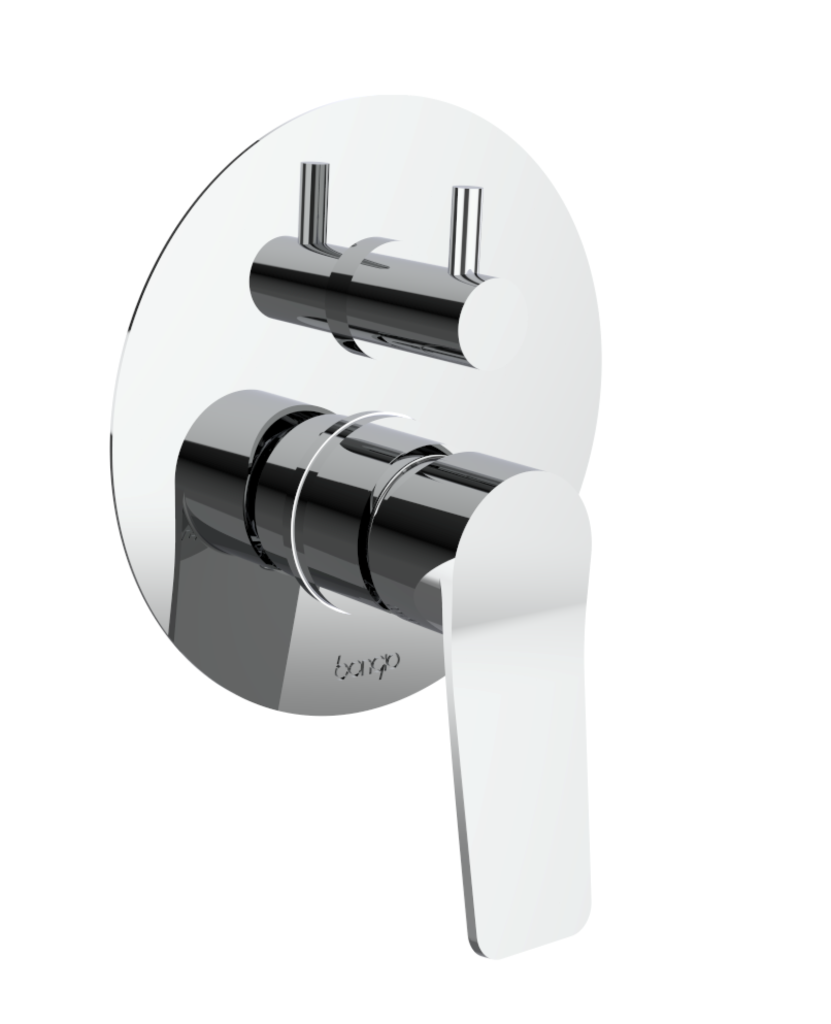 built-in shower mixer by Bongio Gio2