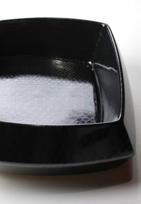 Vitruvit HASANA Pitone Nero designer basin – black textured ceramic sink for luxury bathrooms