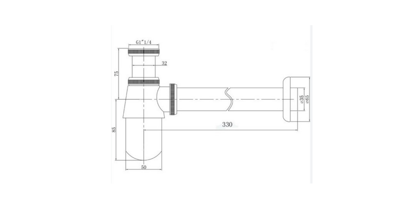 Durable Eurodocia Chrome Plated Siphon Pakistan
