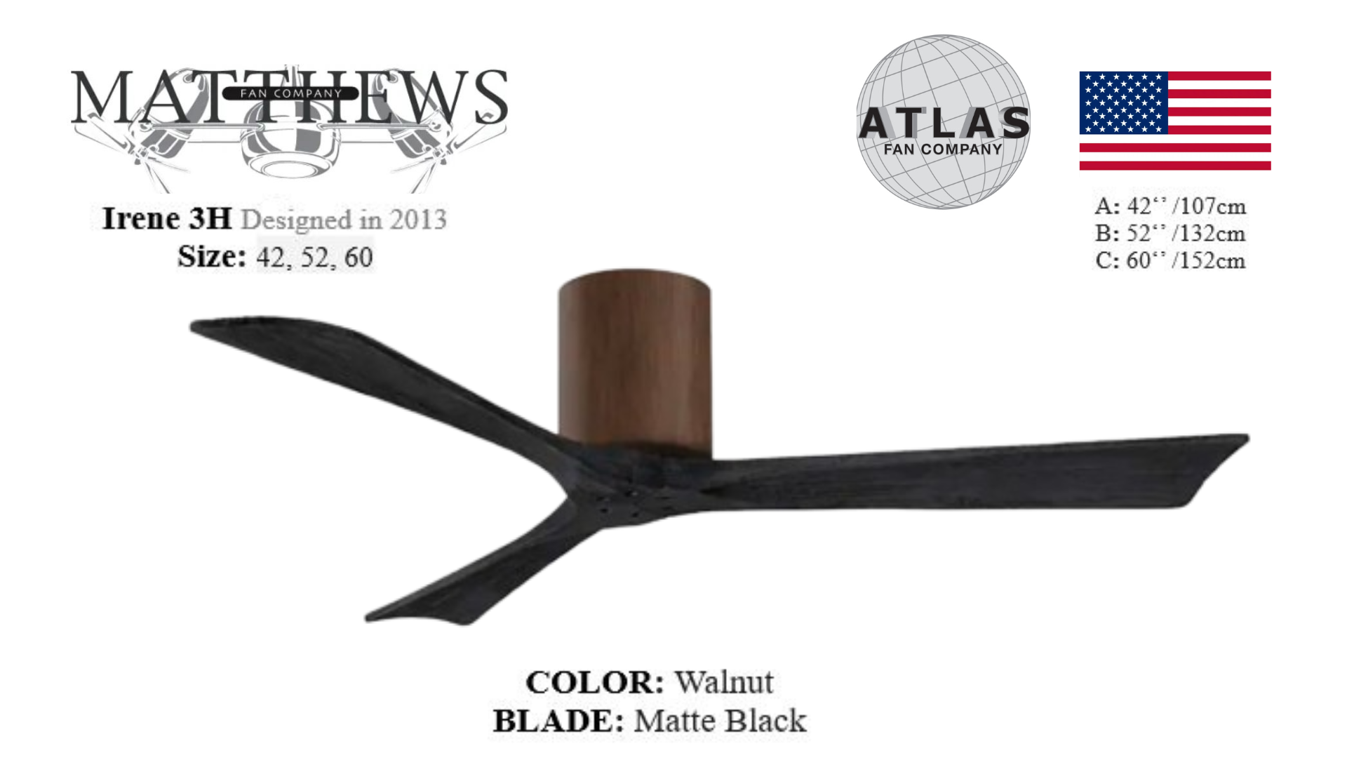 walnut ceiling fan – premium modern fan for bedrooms and lounges