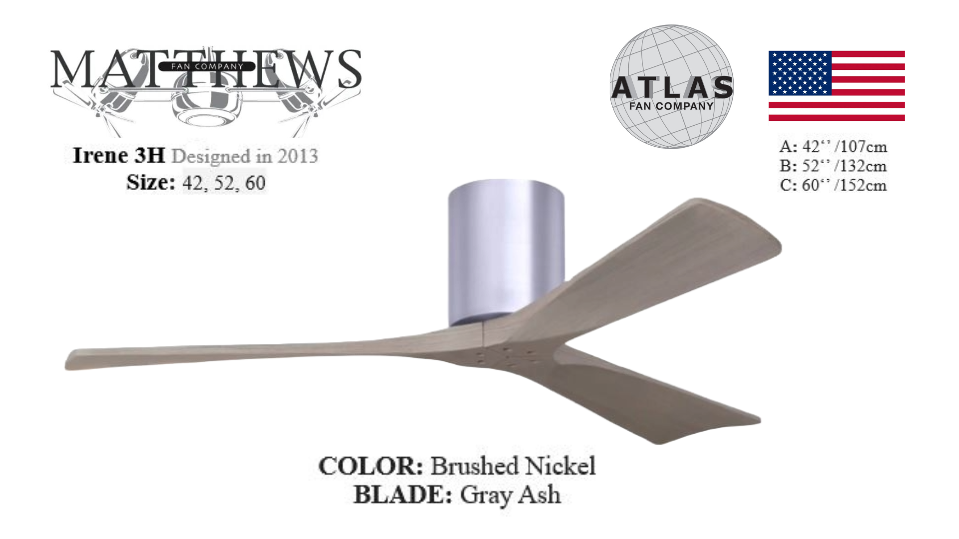 Designer brushed nickel ceiling fan with remote control – perfect for luxury interiors and smart comfort