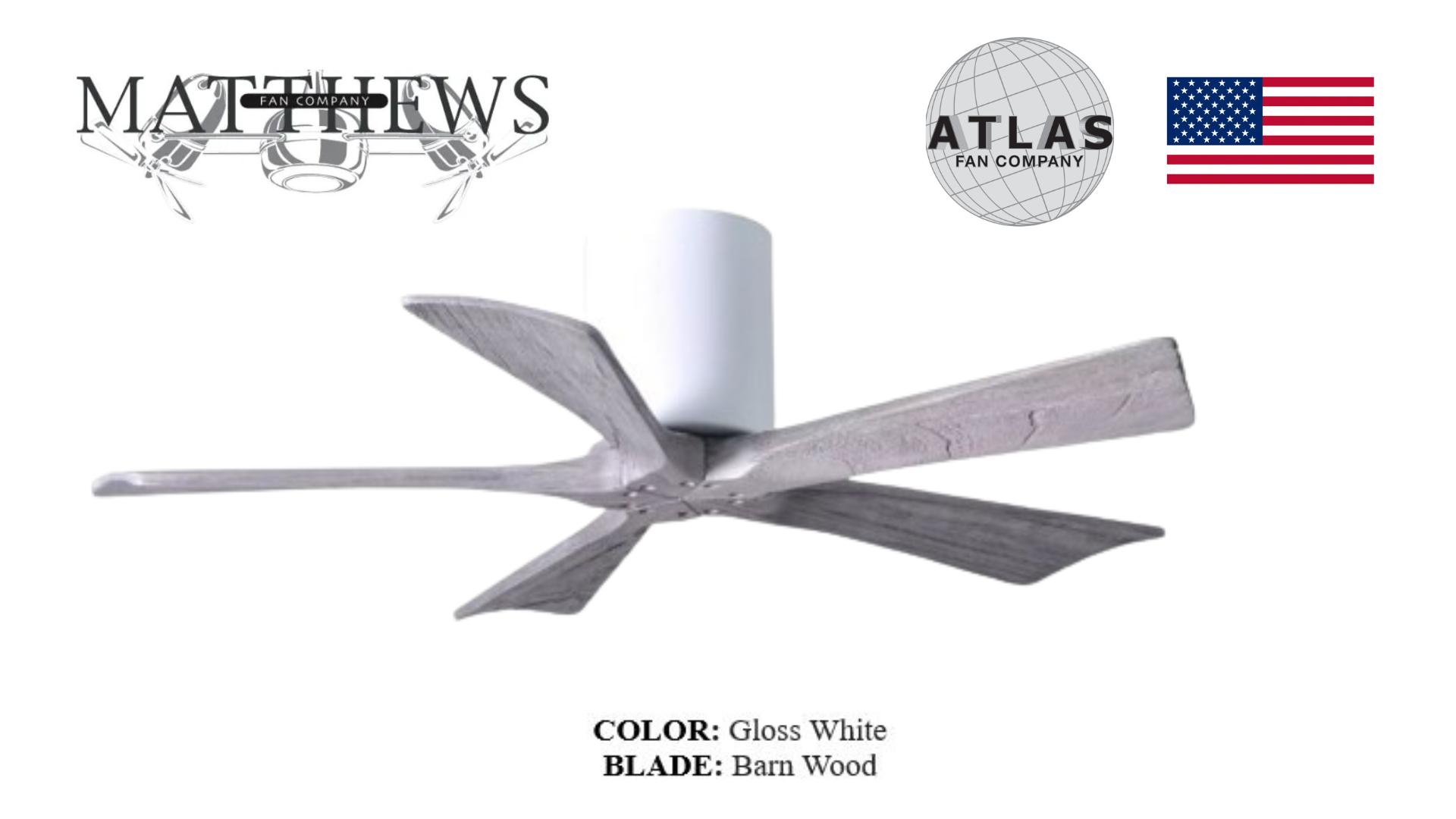Irene 5H gloss white ceiling fan with 5 blades – premium modern fan for luxury interiors in Pakistan