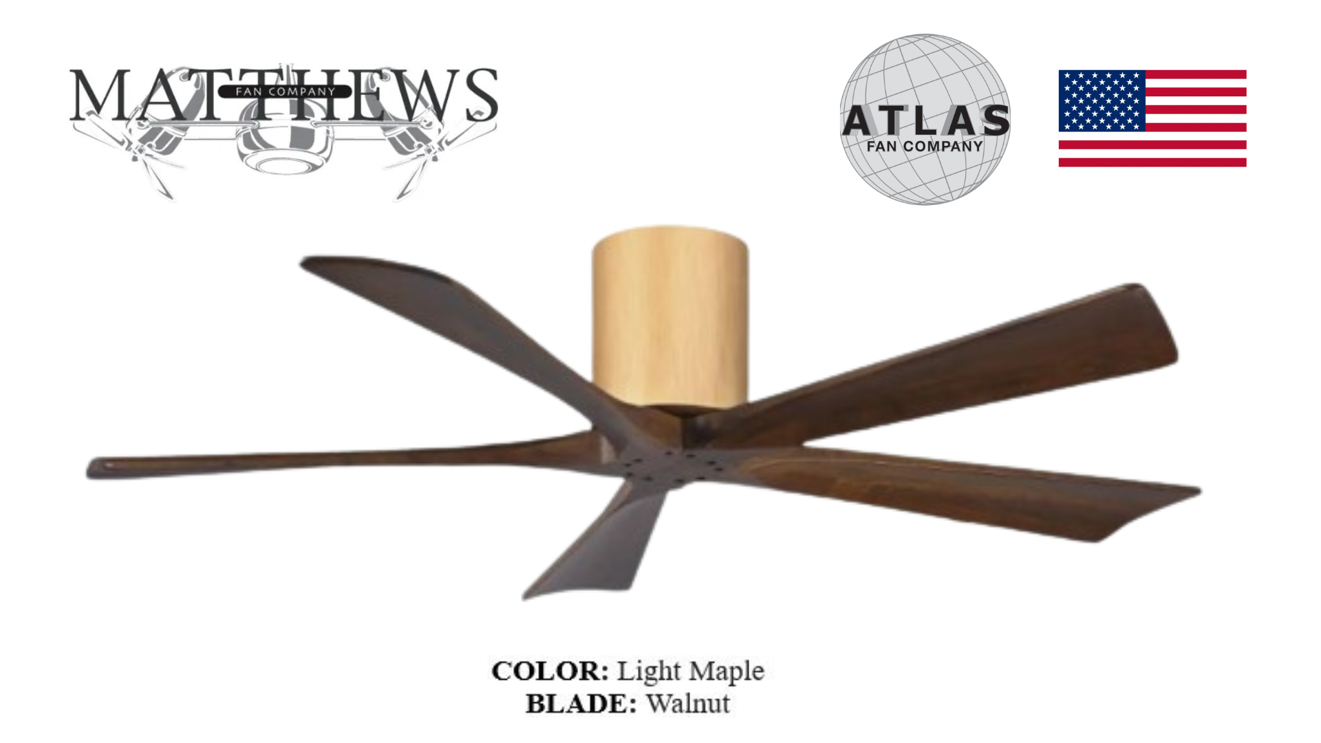 Irene 5H bronze ceiling fan with 52" walnut blades – modern luxury fan for stylish homes in Pakistan