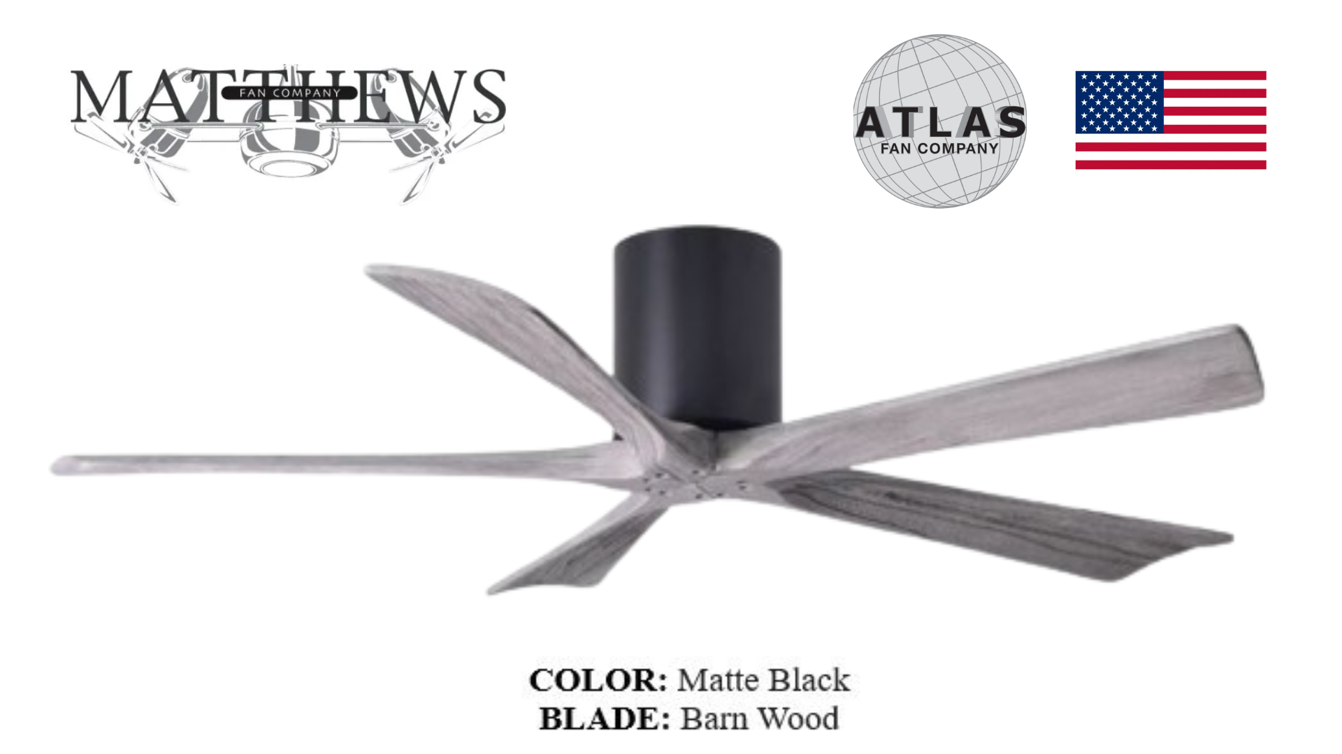 Irene 5H matte black ceiling fan with 5-blade design – premium silent motor fan for Pakistani homes