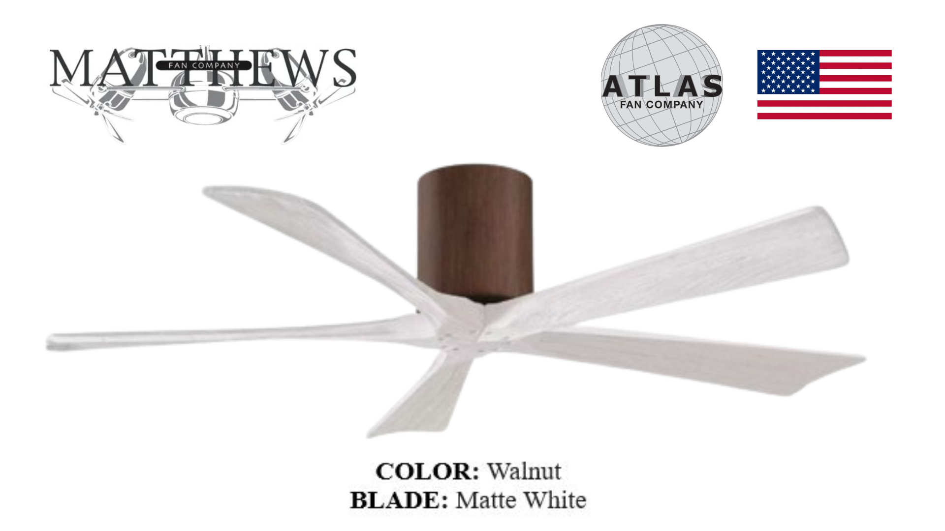 5 bkades walnut ceiling fan – rustic modern design