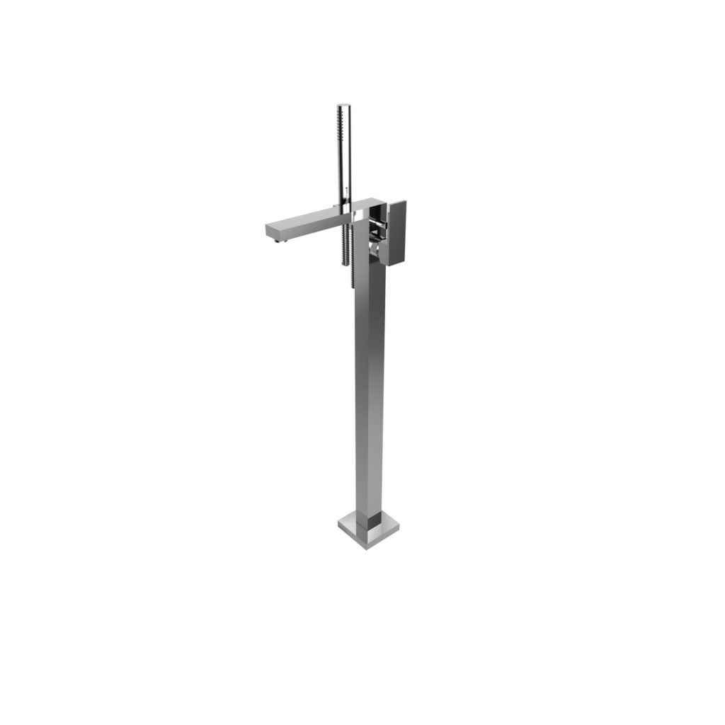 floor standing tub filler by Bongio Linea