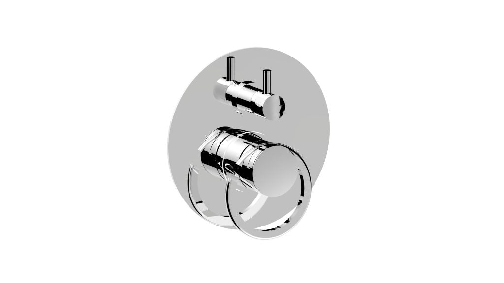 Built-in shower mixer by Bongio Linea