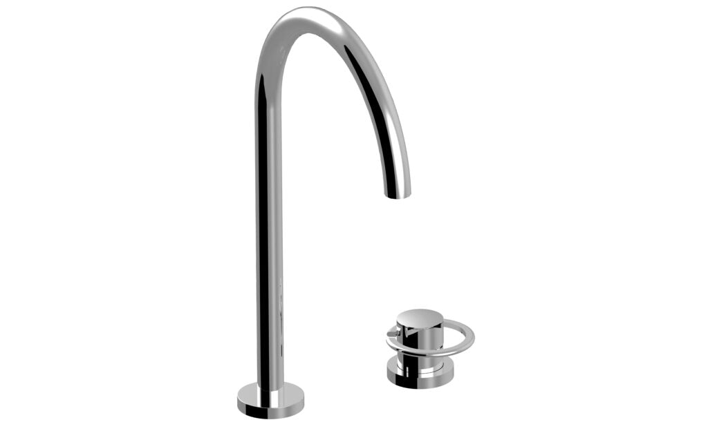 two holes basin mixer by Bongio Linea