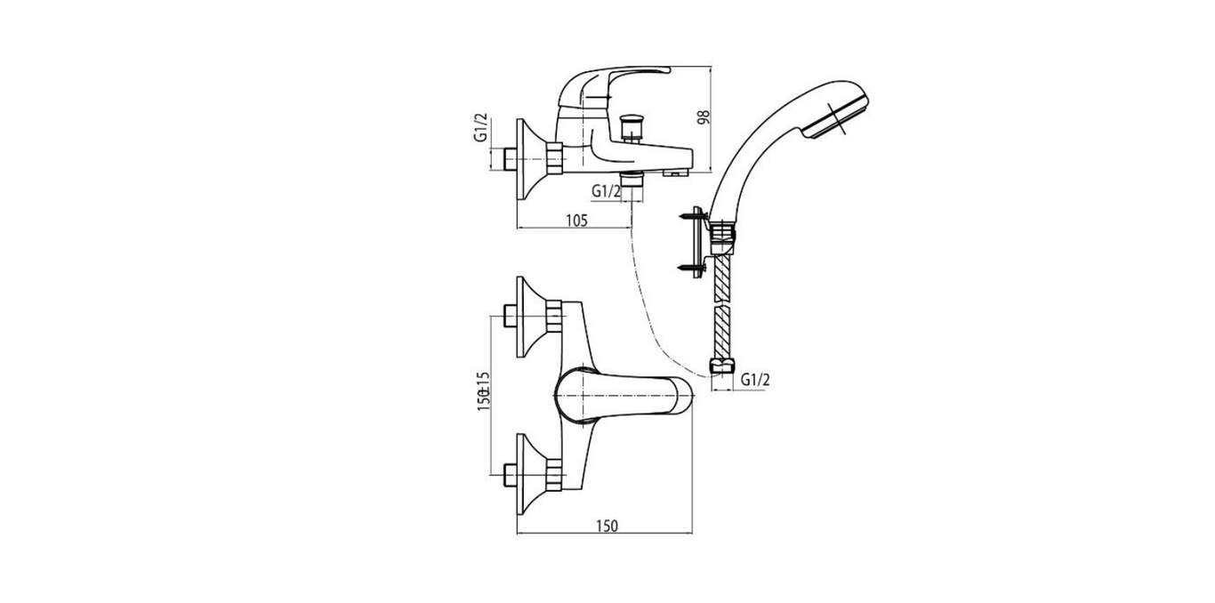Bath Mixer Set Price in Pakistan Valvex Logic Technical Dimensions