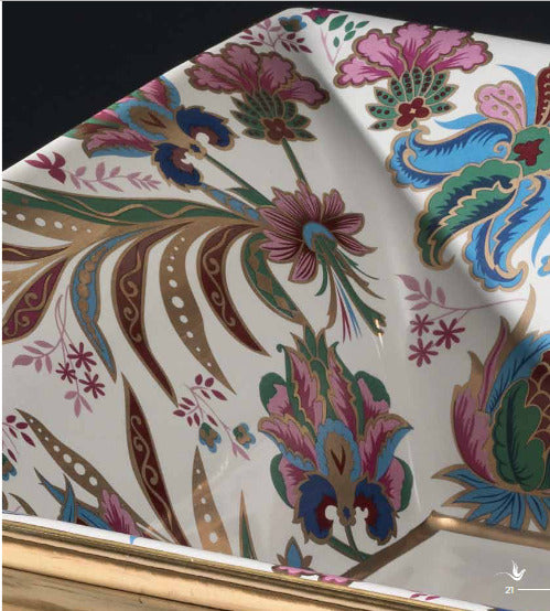 Designer Terzofoco Persian Gold basin with premium detailing