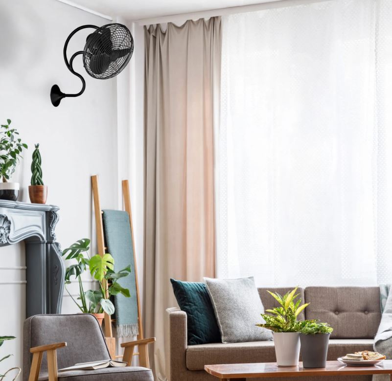 Matthews Melody wall-mounted oscillating fan