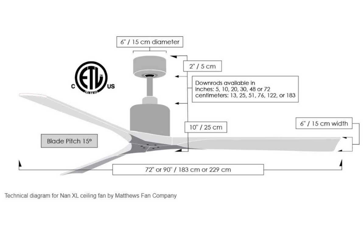 Nan XL textured bronze luxury ceiling fan Pakistan, 3-blade designer ceiling fan by Matthews, sculpted bronze ceiling fan with DC motor, modern luxury ceiling fan Nan XL Pakistan, Matthews Nan XL energy-efficient fan bronze finish,