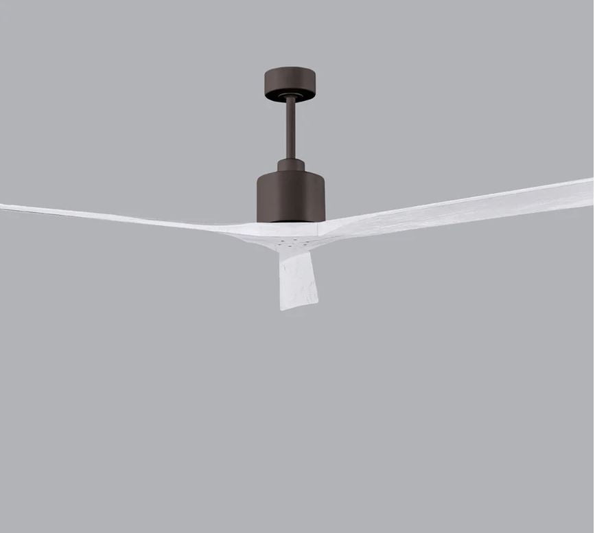 Nan XL textured bronze luxury ceiling fan Pakistan, 3-blade designer ceiling fan by Matthews, sculpted bronze ceiling fan with DC motor, modern luxury ceiling fan Nan XL Pakistan, Matthews Nan XL energy-efficient fan bronze finish,