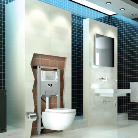 OLI80 Sanitarblock Pakistan, WC installation frame OLI80, Durable OLI80 WC frame Pakistan, Modern bathroom WC system, Premium OLI80 sanitary block Pakistan,