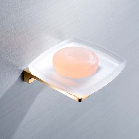 Premium Omsa UFO Brush Gold Soap holder Bathroom Accessory Pakistan