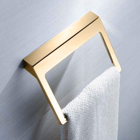 Premium Omsa UFO Brush Gold Towel Rack Bathroom Accessory in Pakistan