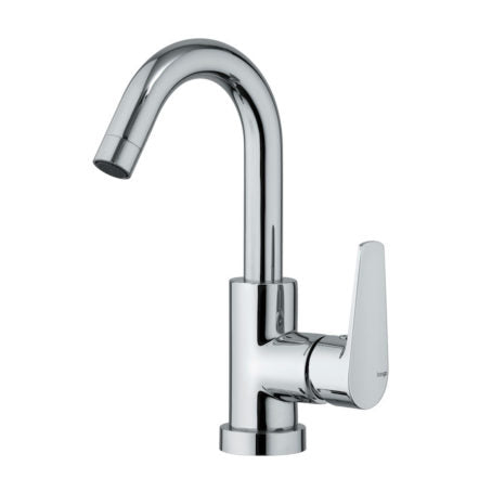 PI7 Short Swivel Basin Mixer Pop-Up Waste Pakistan