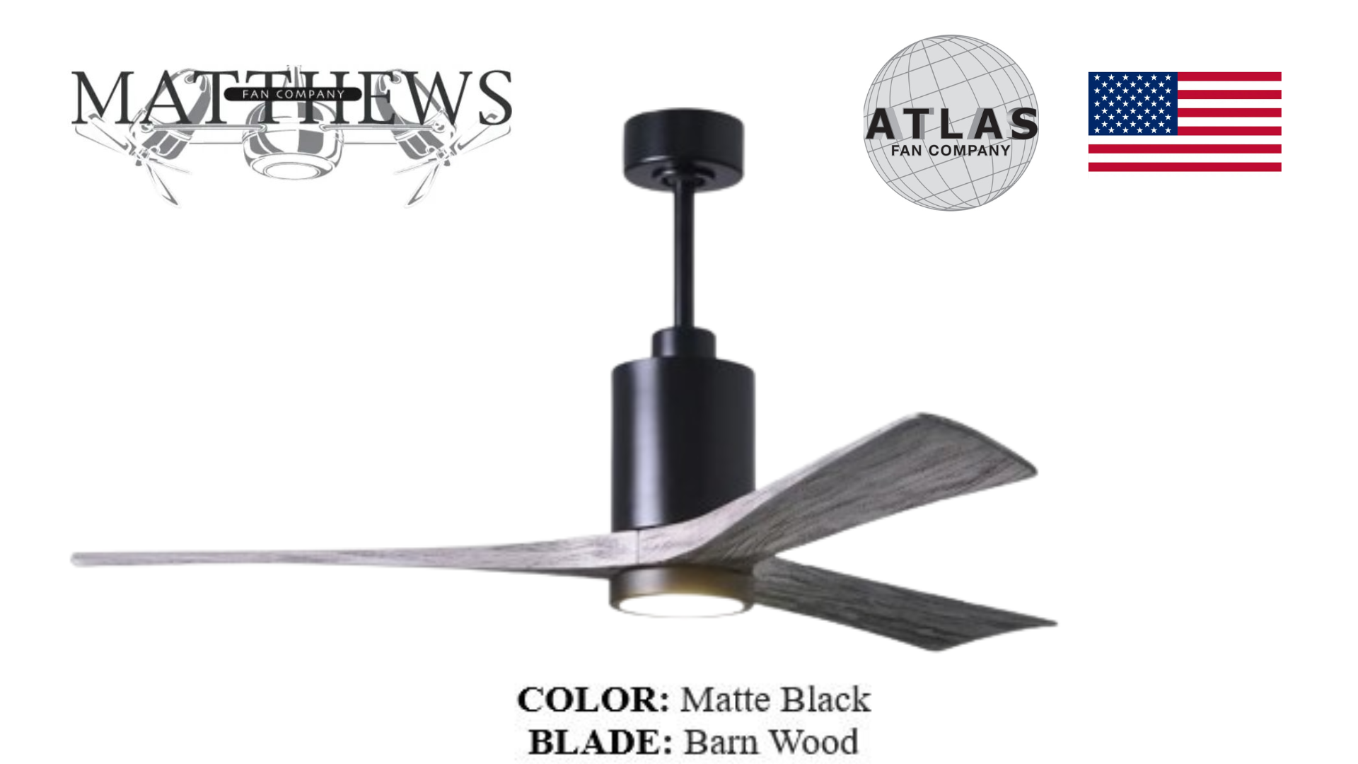 Matthews PATRICIA‑3 matte black ceiling fan with LED Pakistan, 3-blade solid wood fan DC motor matte black Pakistan, energy-efficient DC ceiling fan PATRICIA‑3 Pakistan, whisper-quiet inverter ceiling fan matte black finish, damp-rated PATRICIA‑3 ceiling fan Pakistan,