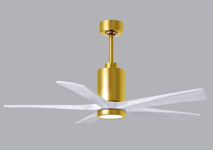 Matthews PATRICIA‑5 brushed brass DC ceiling fan Pakistan,
Brushed brass Patricia‑5 ceiling fan with solid wood blades,
Energy-efficient Matthews ceiling fan 42 52 60 inch Pakistan,
Quiet reversible DC motor ceiling fan brushed brass,
Luxury damp-rated ceiling fan with LED by Matthews,