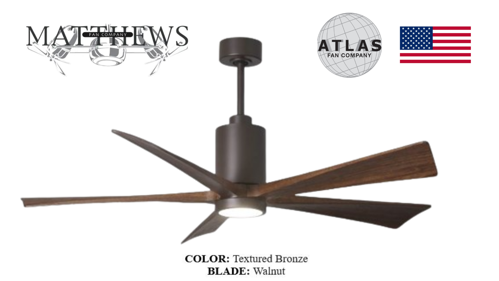 Matthews PATRICIA‑5 textured bronze ceiling fan Pakistan, luxury bronze ceiling fan with LED light Pakistan, energy-efficient DC motor ceiling fan PATRICIA‑5, quiet reversible DC ceiling fan textured bronze finish, PATRICIA‑5 ceiling fan by Matthews Pakistan,