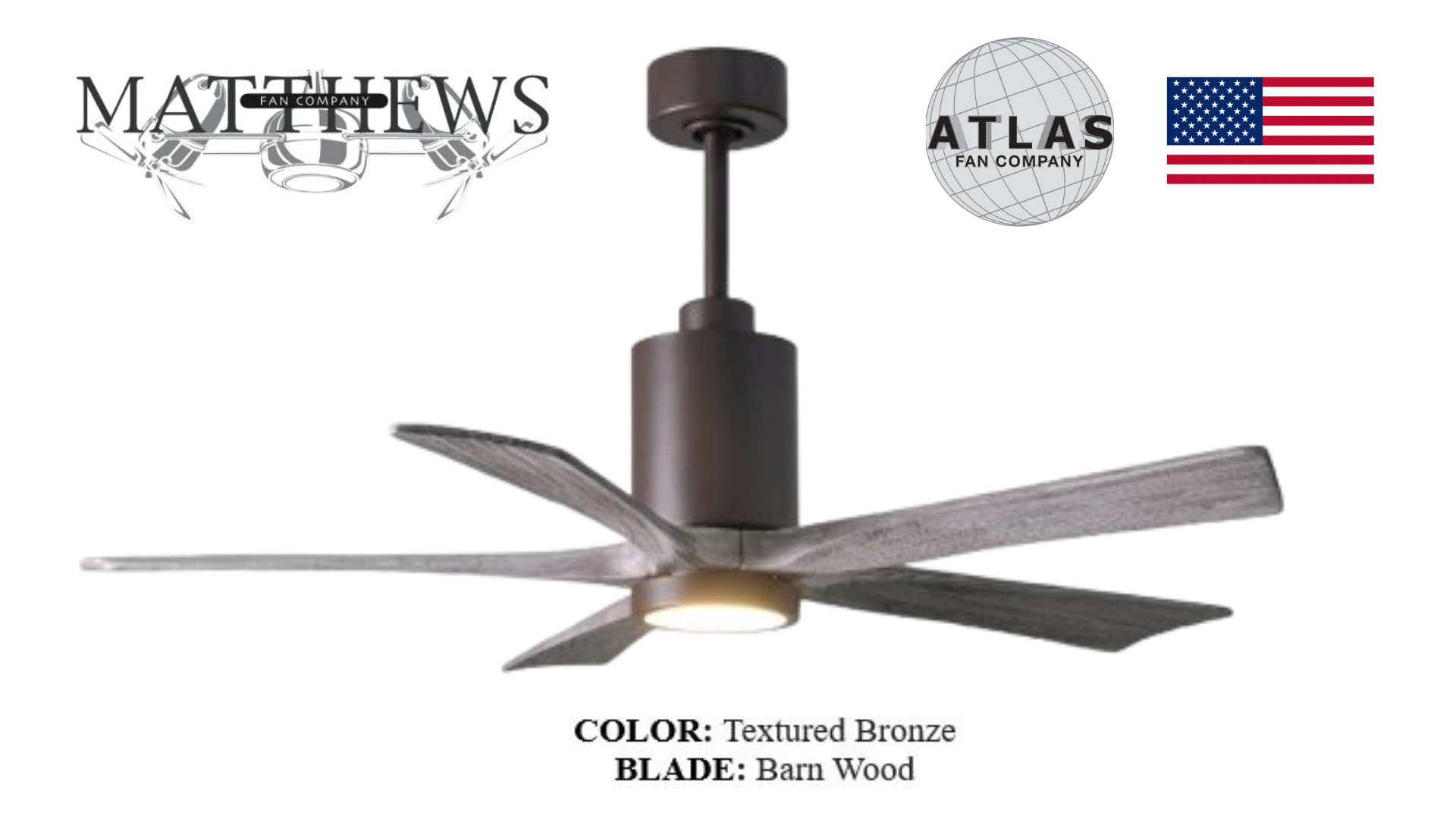 Matthews PATRICIA‑5 textured bronze ceiling fan Pakistan, luxury bronze ceiling fan with LED light Pakistan, energy-efficient DC motor ceiling fan PATRICIA‑5, quiet reversible DC ceiling fan textured bronze finish, PATRICIA‑5 ceiling fan by Matthews Pakistan,