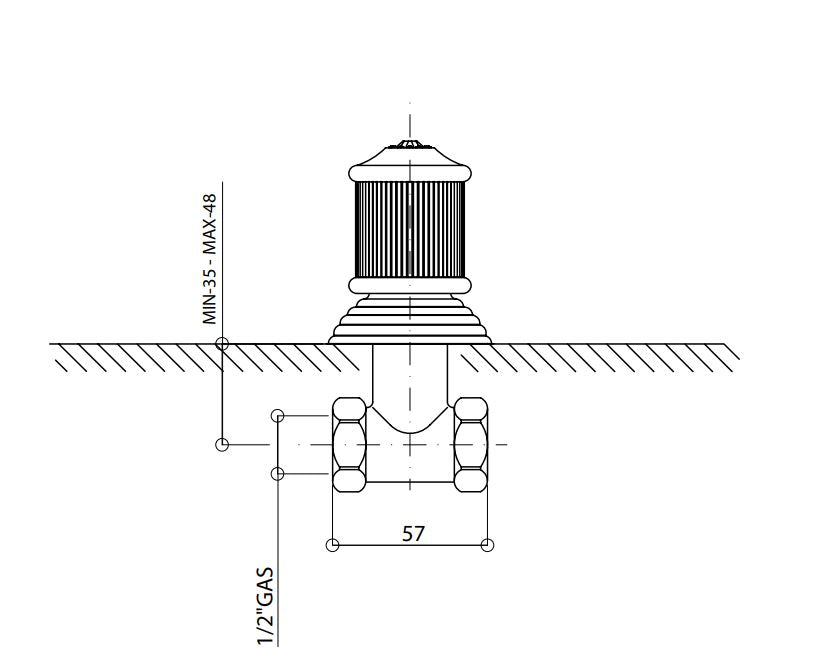 Royale80 Italian built-in tap Pakistan