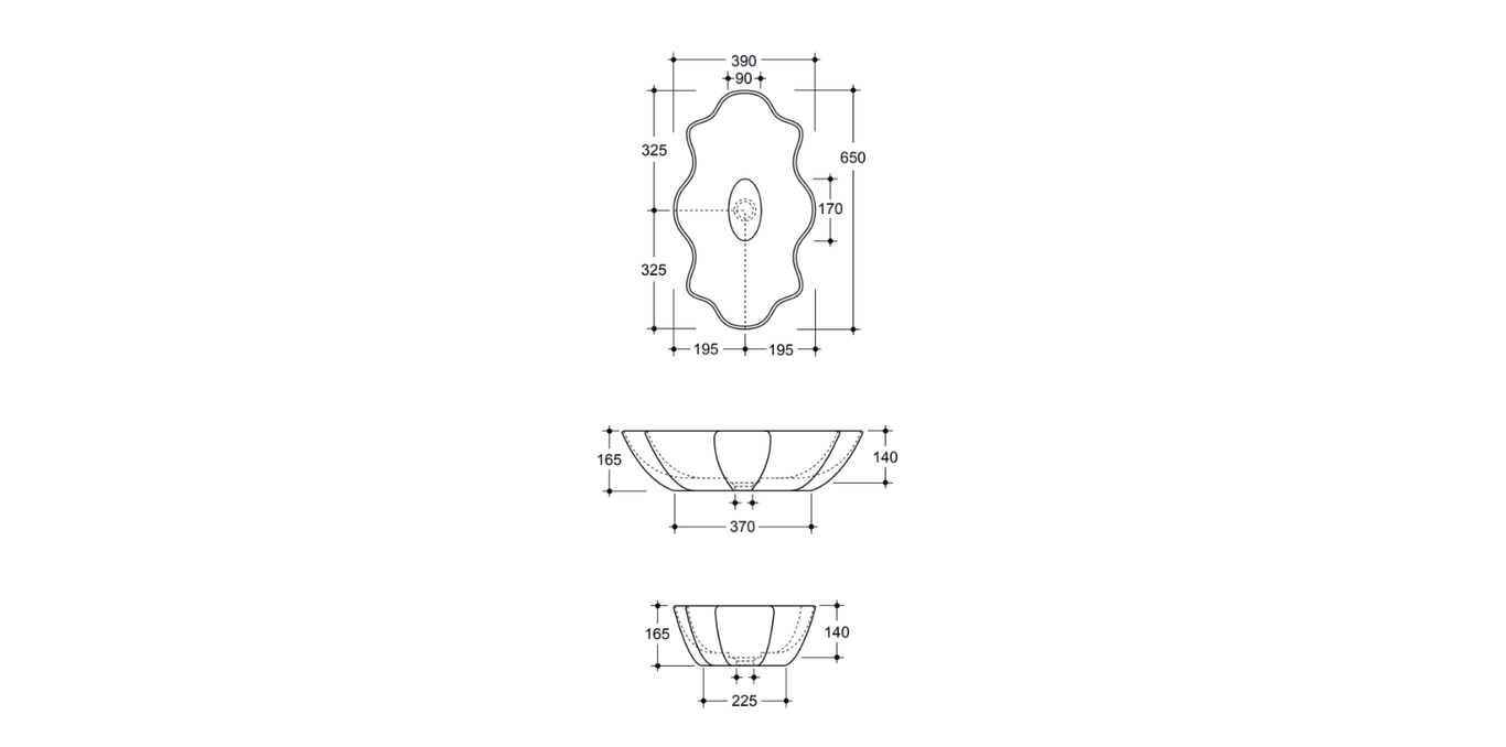 Vitruvit SEASTAR white and platinum washbasin – designer Italian sink for luxury bathrooms