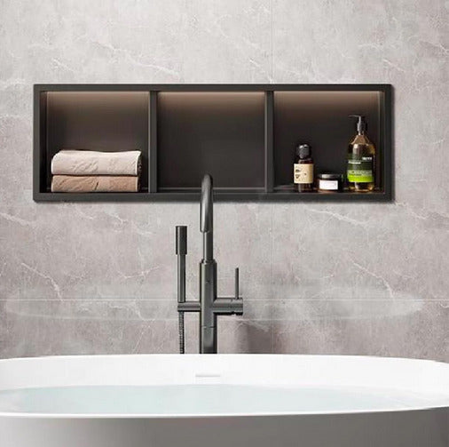 uilt-In Bathroom Wall Storage Niche