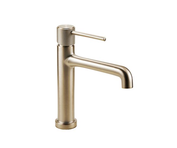 Designer Basin Mixer Tap Pakistan OMSA Muse FL8270 PVD Champagne Gold finish — OMSA Rubinetterie Sardar & Co