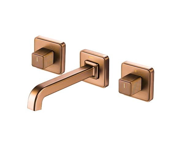 OMSA FL8240C concealed wall-mounted basin faucet Rose Gold PVD — OMSA Rubinetterie, Sardar & Co Pakistan