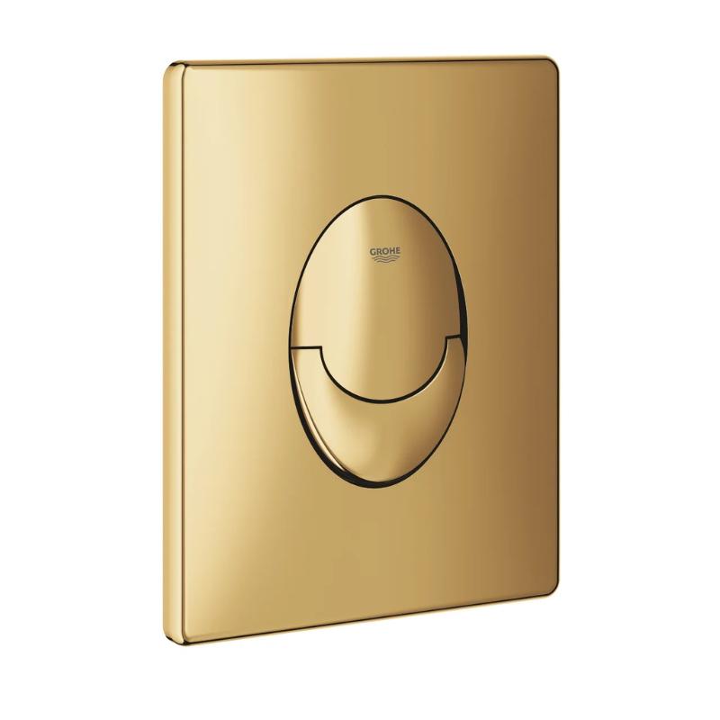Grohe Skate Air flush plate Gold — concealed cistern actuator Pakistan, Sardar & Co