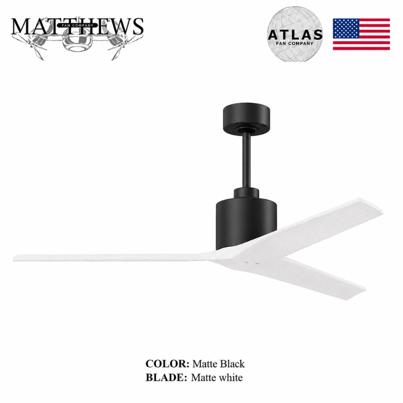 Mattews Mollywood inverter ceiling fan Matte Black Matte White — Pakistan, Sardar & Co